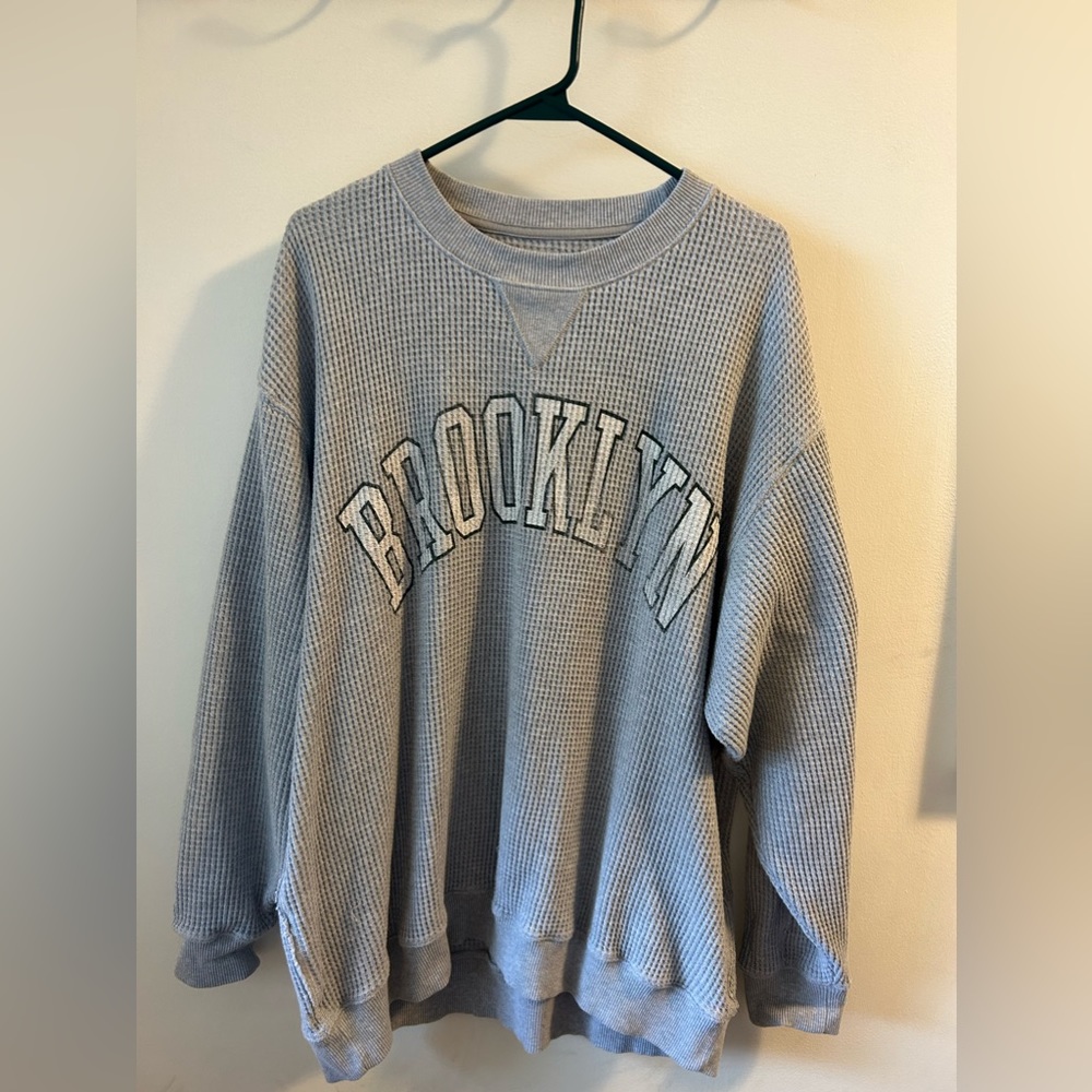 AERIE Brooklyn waffle knit sweater